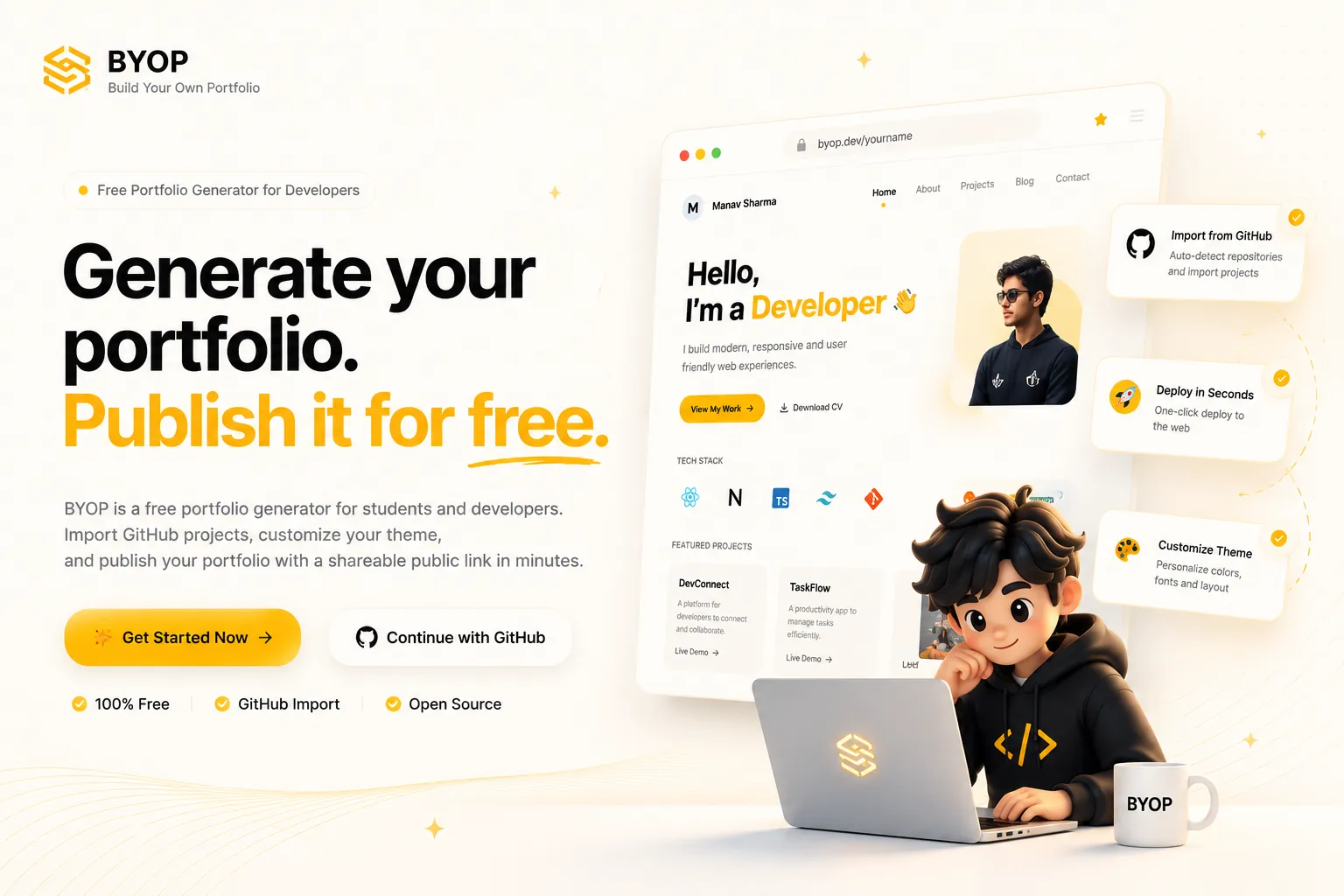 Build Your Own Portfolio preview
